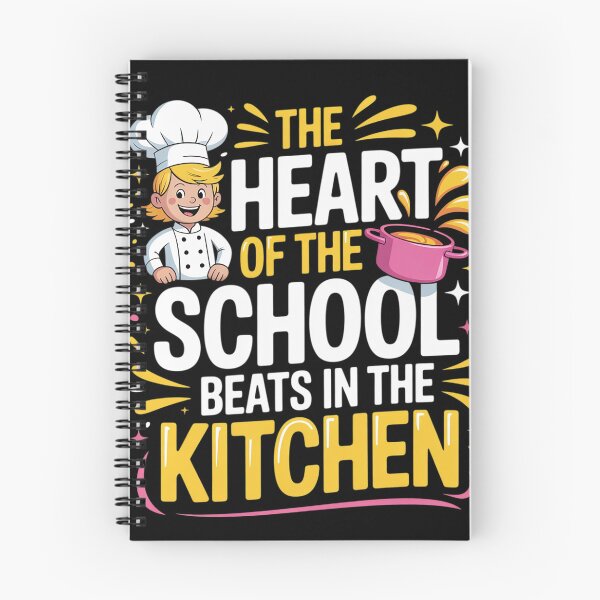 Item preview, The Heart Of The School Beats In The Kitchen Funny Cooking  designed and sold by InspiredFoul.