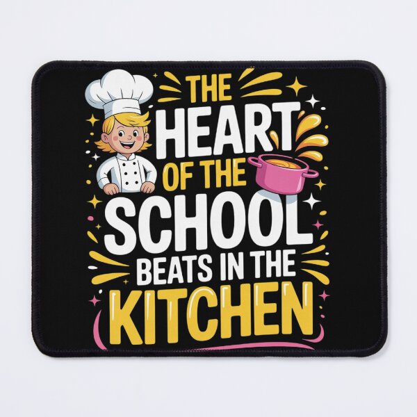 Item preview, The Heart Of The School Beats In The Kitchen Funny Cooking  designed and sold by InspiredFoul.