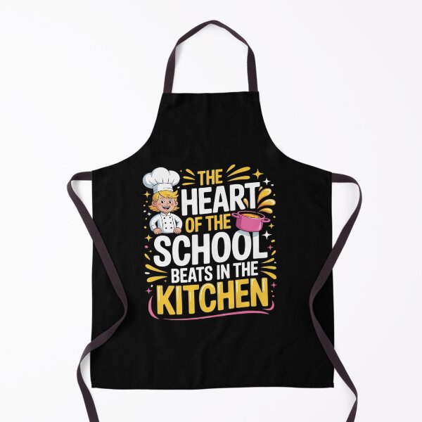 Item preview, The Heart Of The School Beats In The Kitchen Funny Cooking designed and sold by InspiredFoul.
