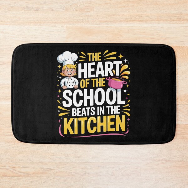Item preview, The Heart Of The School Beats In The Kitchen Funny Cooking  designed and sold by InspiredFoul.