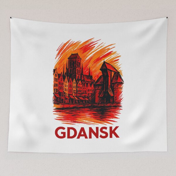 Item preview, Gdansk Gdańsk City Poland Polska Patriot Gift designed and sold by Pineapple-Tree.
