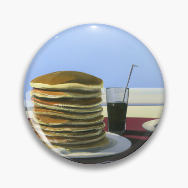Item preview, Pancake Stack Illustration – Cozy Breakfast Food Art designed and sold by PancakeStation.