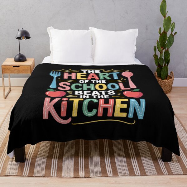 Item preview, The Heart of The School Beats in The Kitchen Lunch Food Lady designed and sold by InspiredFoul.