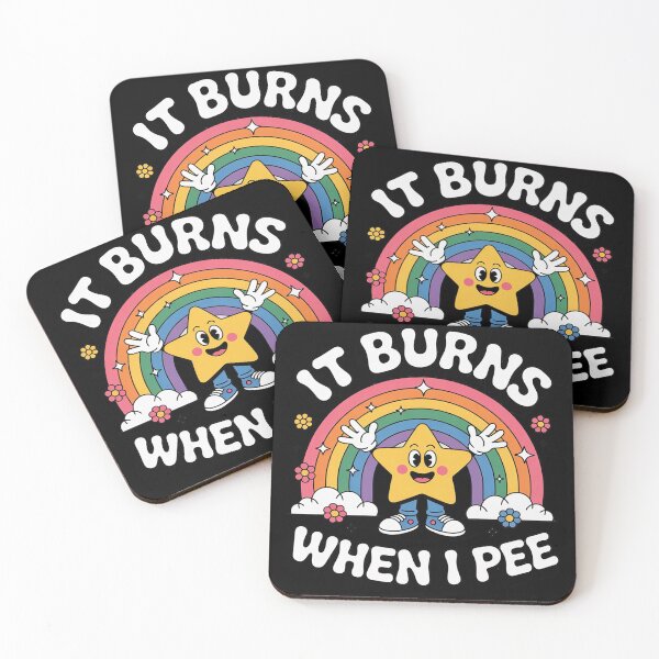 Item preview, Vintage It Burns When I Pee Funny Saying Sarcastic  designed and sold by KotexTemu.