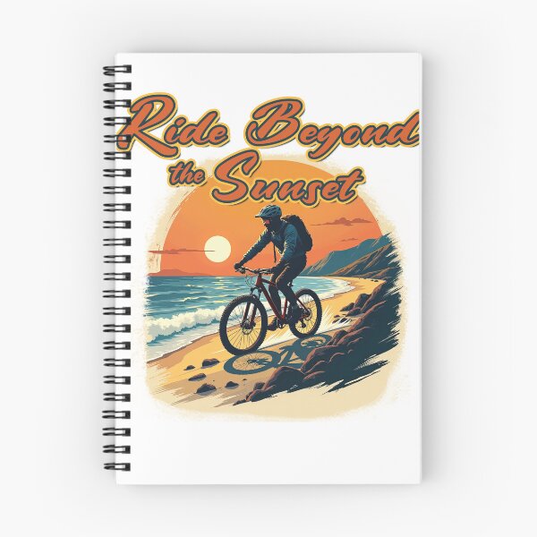 Item preview, MTB - Mountainbiker - Ride Beyond the Sunset designed and sold by Imaagica.