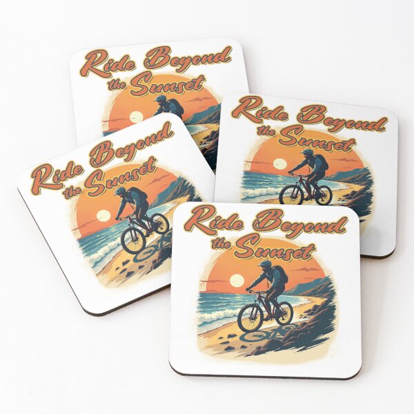 Item preview, MTB - Mountainbiker - Ride Beyond the Sunset designed and sold by Imaagica.