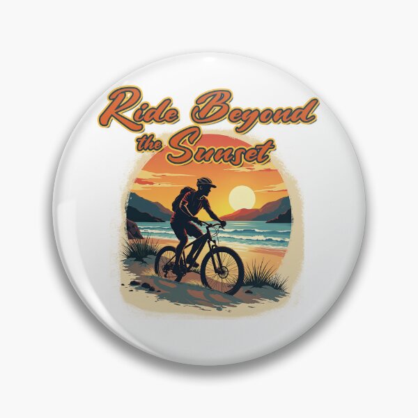 Item preview, MTB - Mountainbiker - Ride Beyond the Sunset designed and sold by Imaagica.
