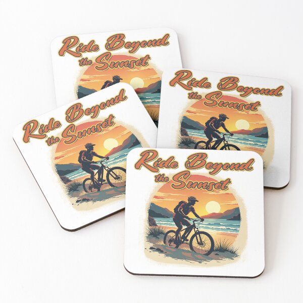 Item preview, MTB - Mountainbiker - Ride Beyond the Sunset designed and sold by Imaagica.