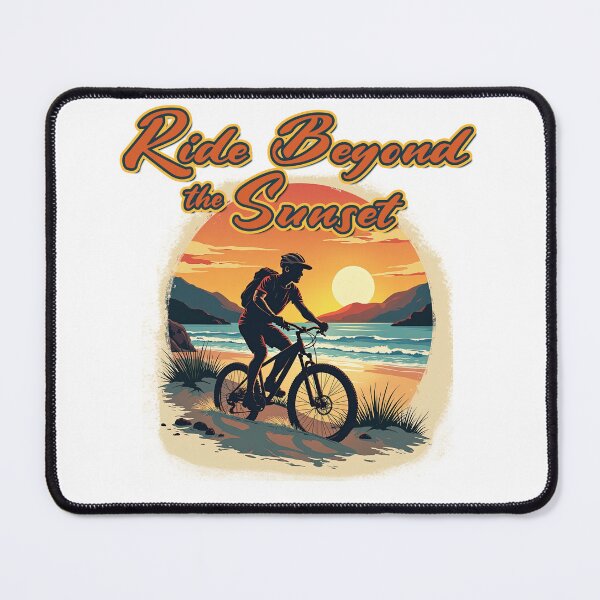 Item preview, MTB - Mountainbiker - Ride Beyond the Sunset designed and sold by Imaagica.