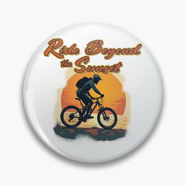 Item preview, MTB - Mountainbiker - Ride Beyond the Sunset designed and sold by Imaagica.
