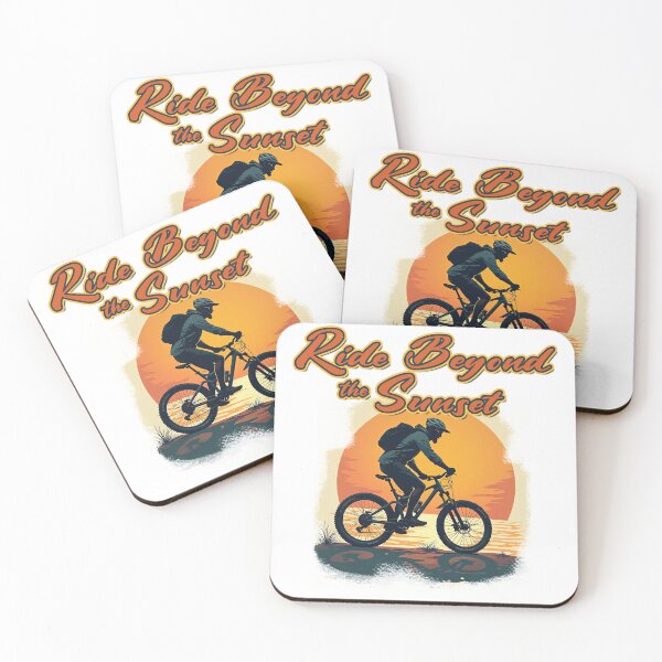 Item preview, MTB - Mountainbiker - Ride Beyond the Sunset designed and sold by Imaagica.