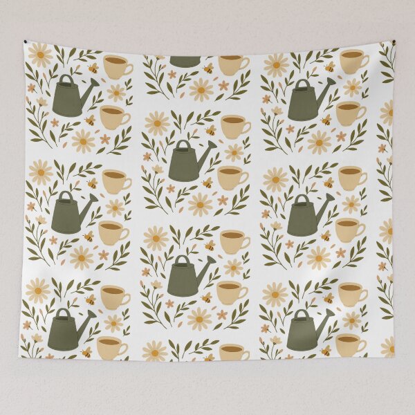 Item preview, Garden Tea – Slow Living Botanical Illustration designed and sold by thtCMRAguy.
