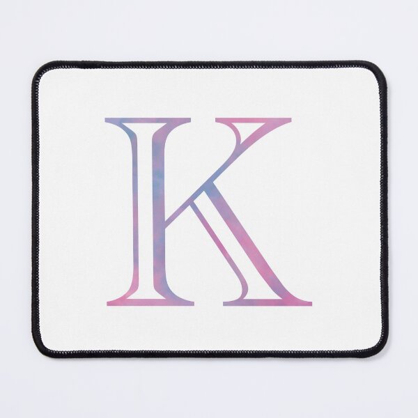 Item preview, Pastel burst letter K designed and sold by benvenuto a casa.