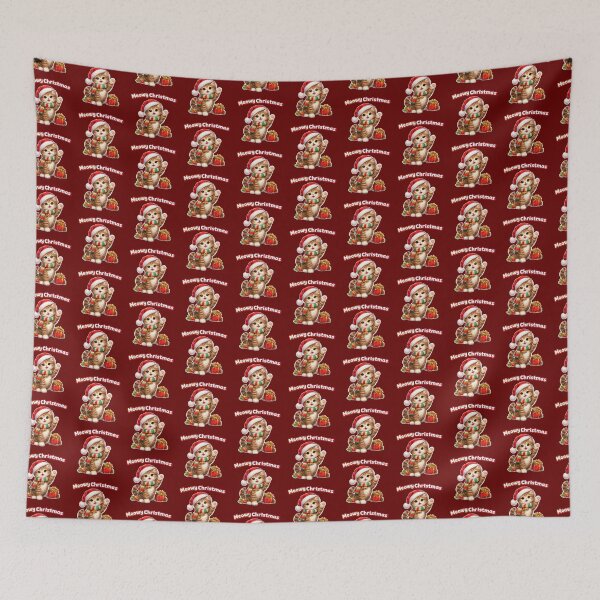Item preview, Meowy Christmas Cat – Cute Kitten in Santa Hat Festive Holiday Design designed and sold by ViNiPu.