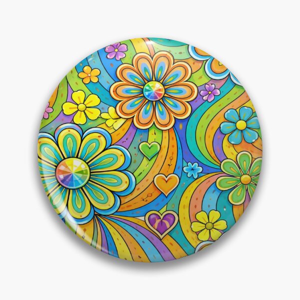 Item preview, Psychedelic Floral Pattern designed and sold by Maverickystore.