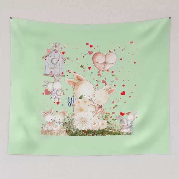 Item preview, Lover bunnies  designed and sold by AyBeçkem.