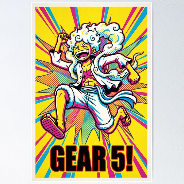 Item preview, Gear 5 Joyful Pirate Pop Art designed and sold by iwzzuel.