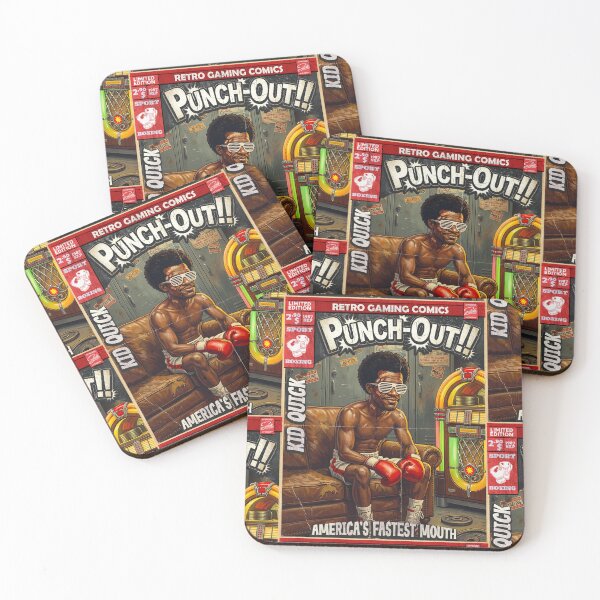 Item preview, Punch Out Kid Quick Comic Cover Retro Gaming Art  designed and sold by Back2Collage.