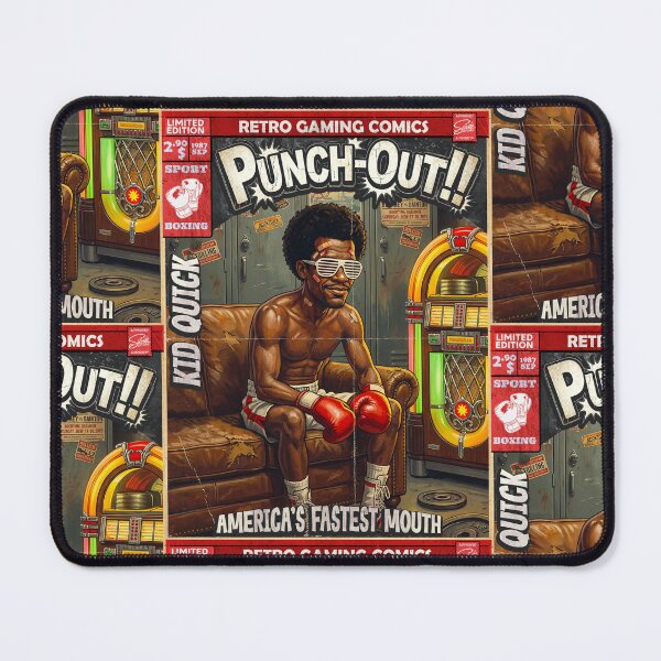 Item preview, Punch Out Kid Quick Comic Cover Retro Gaming Art designed and sold by Back2Collage.