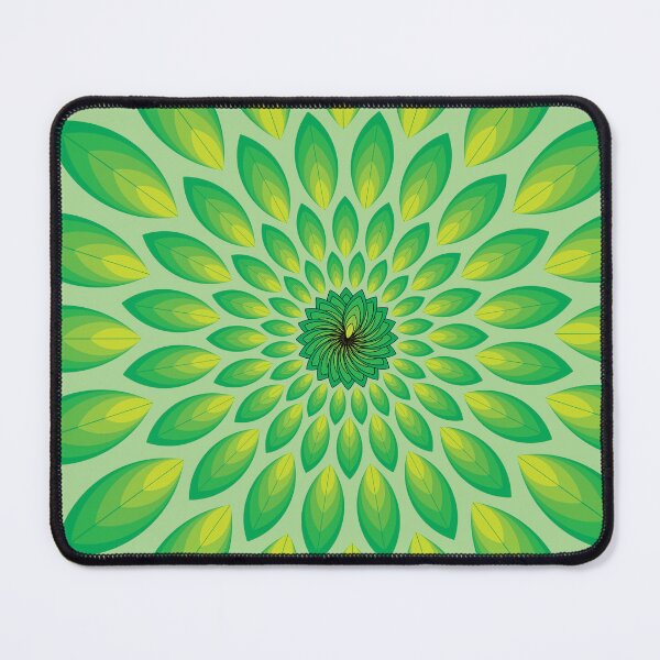 Item preview, Natural Green Leaf Mandala Pattern Design designed and sold by Snout & Shout..