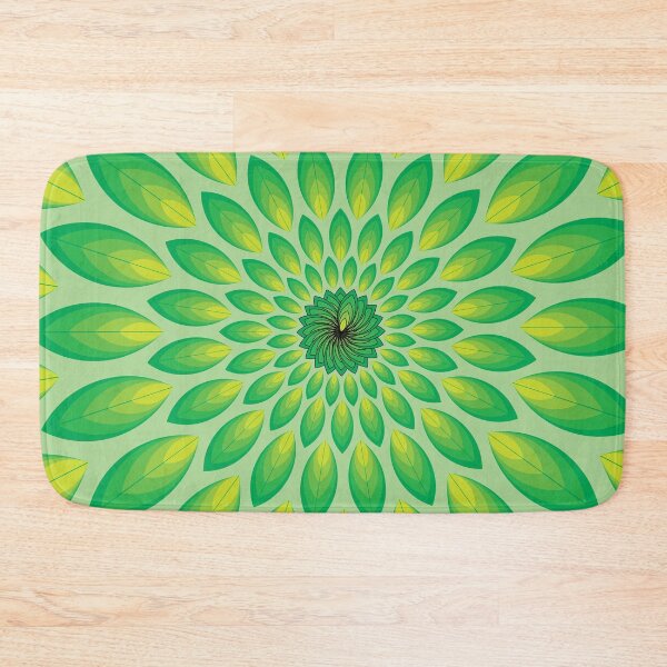 Item preview, Natural Green Leaf Mandala Pattern Design designed and sold by Snout & Shout..