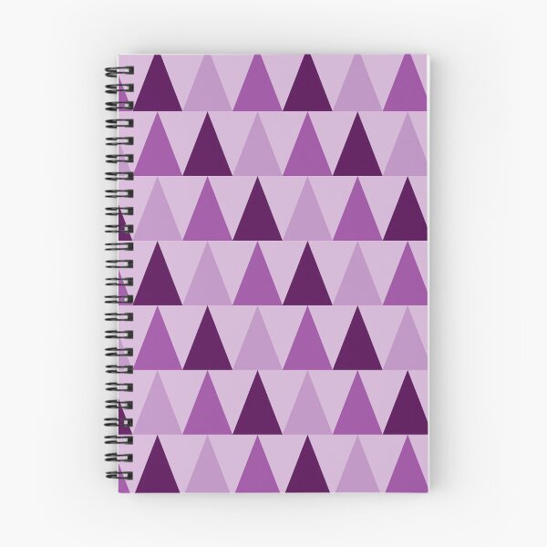 Item preview, Geometric Pattern Triangle Art in Purple designed and sold by Kelly Leung.