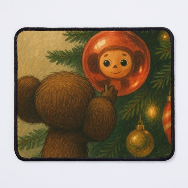 Item preview, Cheburashka & The Christmas Ball designed and sold by Russian101.