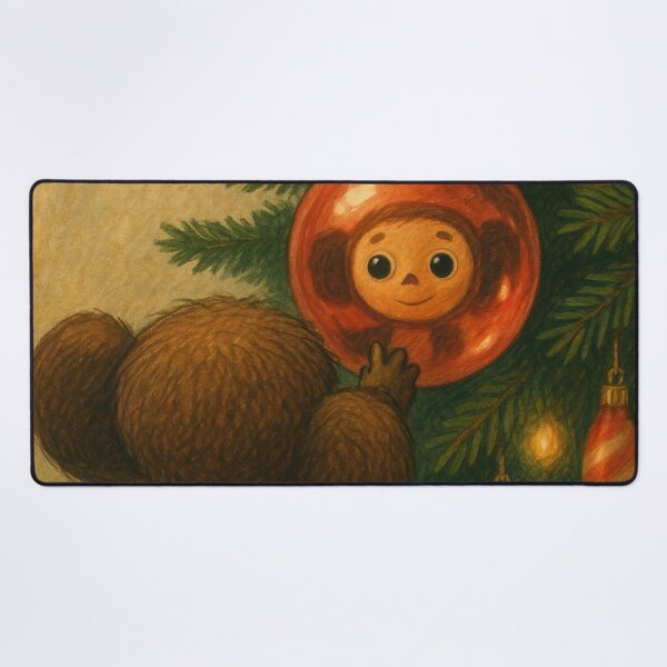 Item preview, Cheburashka & The Christmas Ball designed and sold by Russian101.
