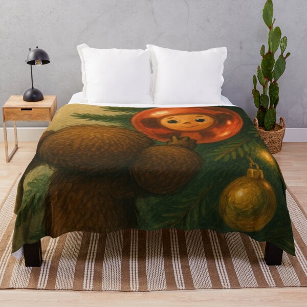 Item preview, Cheburashka & The Christmas Ball designed and sold by Russian101.