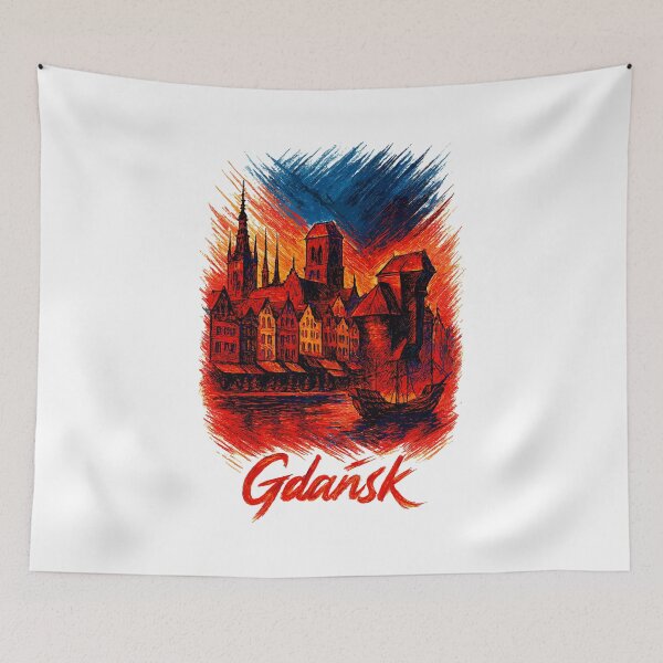 Item preview, Gdansk Gdańsk City Poland Polska Patriot Gift designed and sold by Pineapple-Tree.