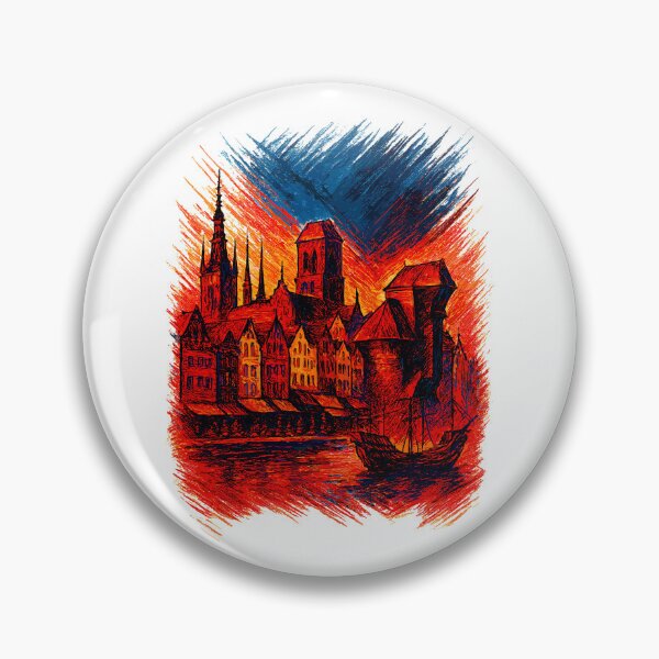 Item preview, Gdansk Gdańsk City Poland Polska Patriot Gift designed and sold by Pineapple-Tree.
