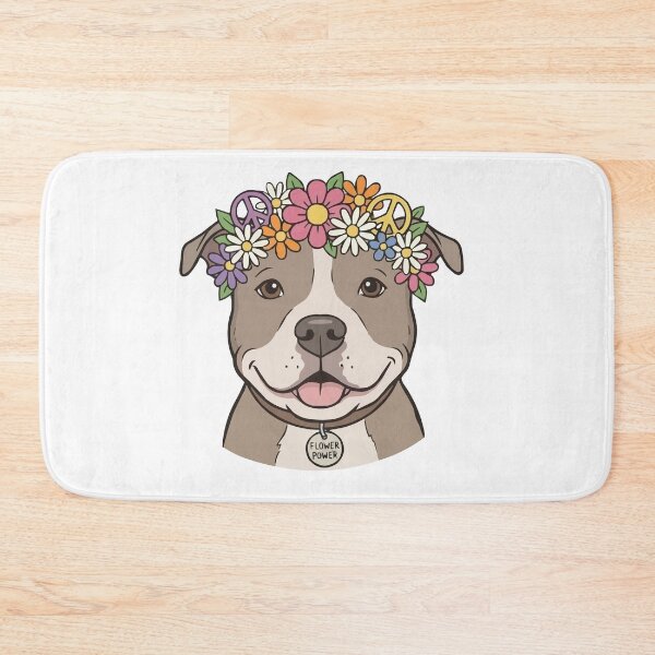 Item preview, Flower Power Pit Bull – Rescue & Advocacy designed and sold by Petzzz.