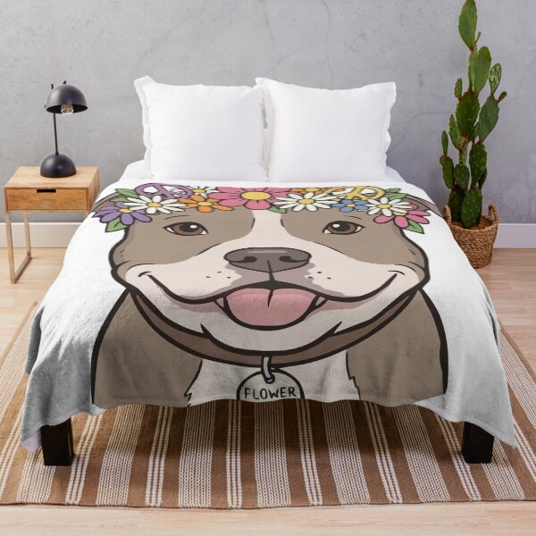 Item preview, Flower Power Pit Bull – Rescue & Advocacy designed and sold by Petzzz.