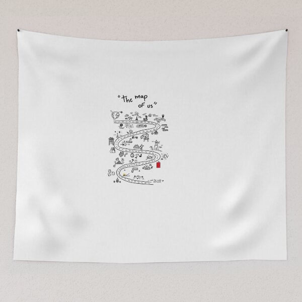 Item preview, The map of us A&G designed and sold by LaNaranjaSocial.