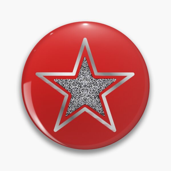 Item preview, Silver cool star designed and sold by Rbnano.