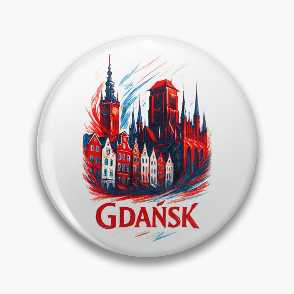 Item preview, Gdansk Gdańsk City Poland Polska Patriot Gift designed and sold by Pineapple-Tree.