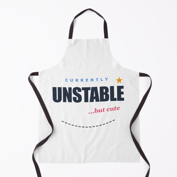 Item preview, Currently Unstable But Cute - Trendy Streetwear Typography designed and sold by MoodSwingTees.