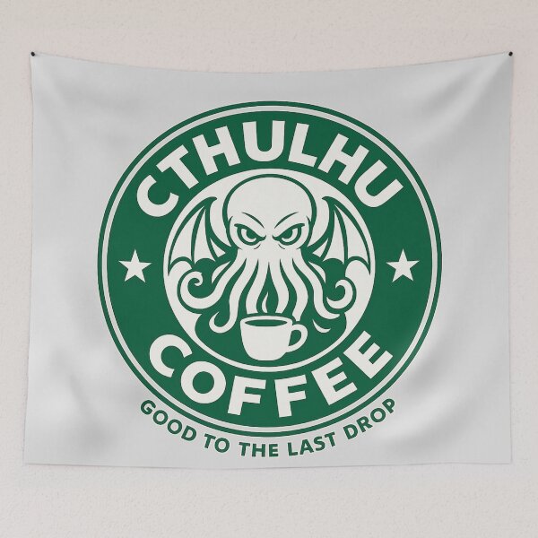 Item preview, Cthulhu's Coffee Good to the Last Drop 2-SM designed and sold by VoglR.