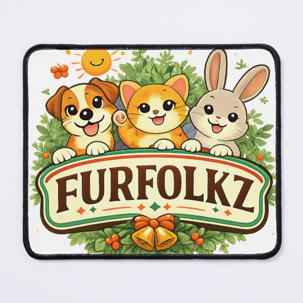 Item preview, Furfolkz Cute Pet T-Shirt | Dog Cat Bunny Illustration | Wholesome Animal Lovers Graphic Tee designed and sold by Furfolkz.