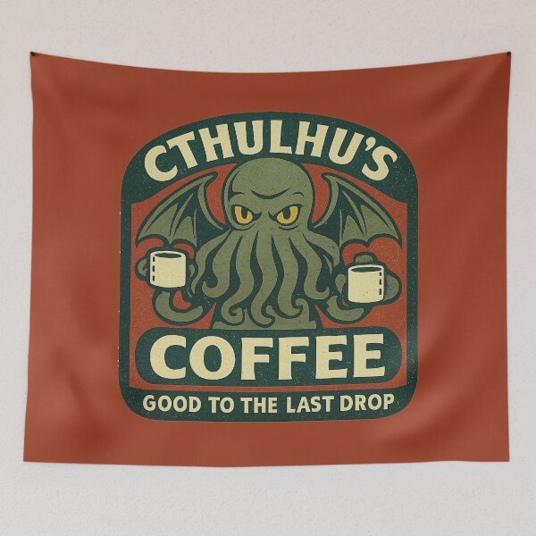 Item preview, Cthulhu's Coffee Good to the Last Drop 1-SM designed and sold by VoglR.