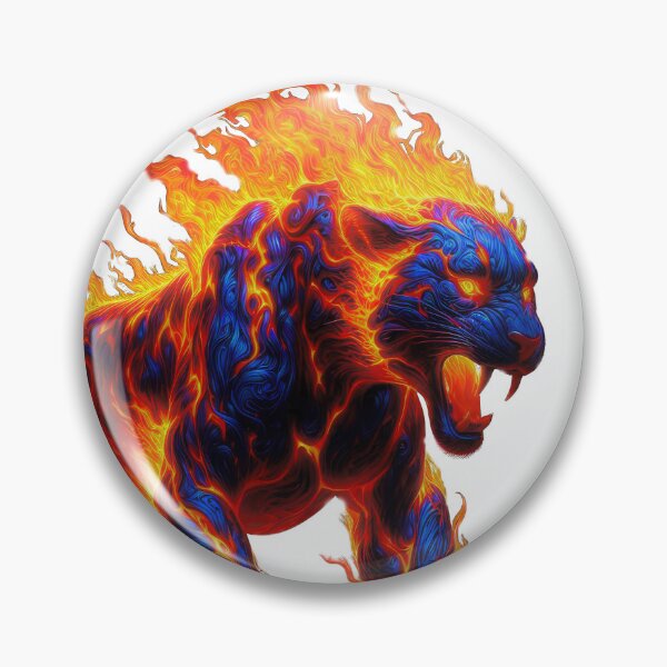 Item preview, Fire spirit, the fierce tiger designed and sold by LoneAngel.