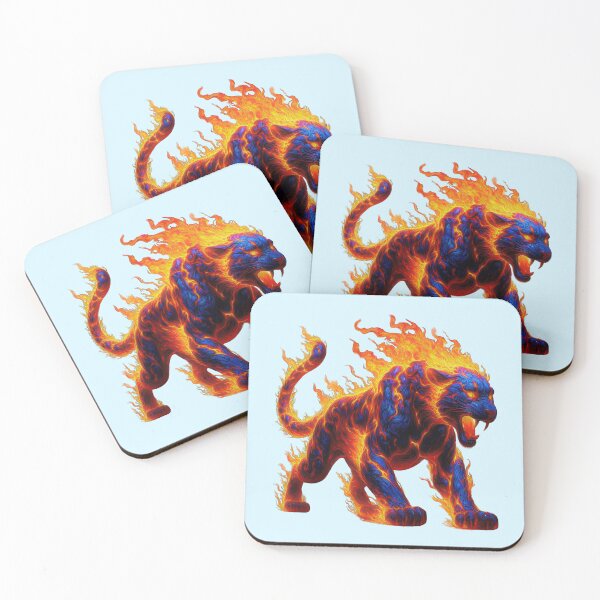 Item preview, Fire spirit, the fierce tiger designed and sold by LoneAngel.