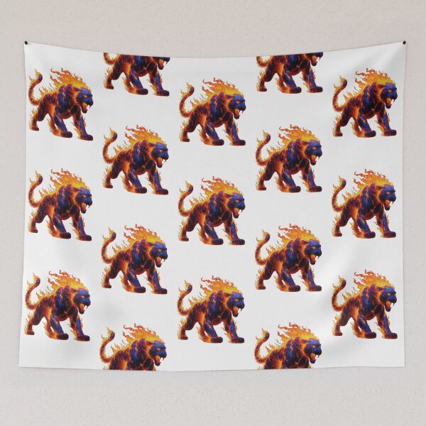 Item preview, Fire spirit, the fierce tiger designed and sold by LoneAngel.