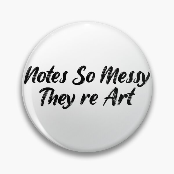 Item preview, Notes So Messy They’re Art designed and sold by Ninjacatoff.