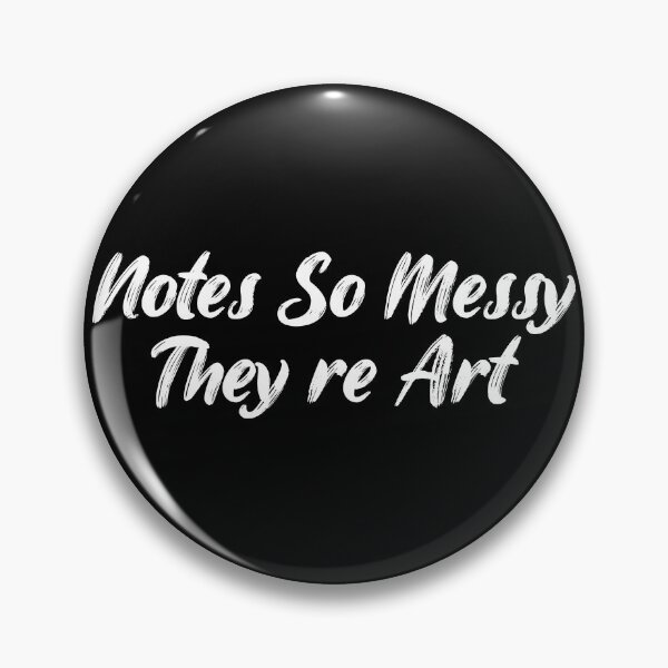Item preview, Notes So Messy They’re Art designed and sold by Ninjacatoff.