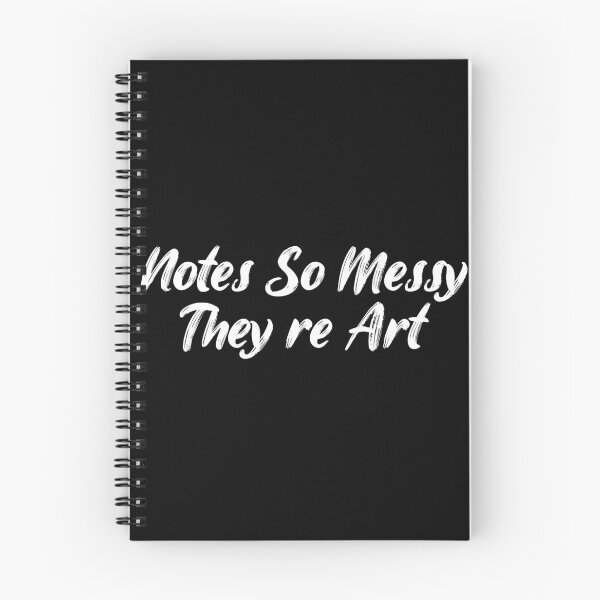 Item preview, Notes So Messy They’re Art designed and sold by Ninjacatoff.