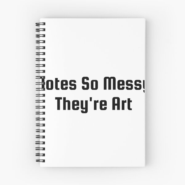 Item preview, Notes So Messy They’re Art designed and sold by Ninjacatoff.