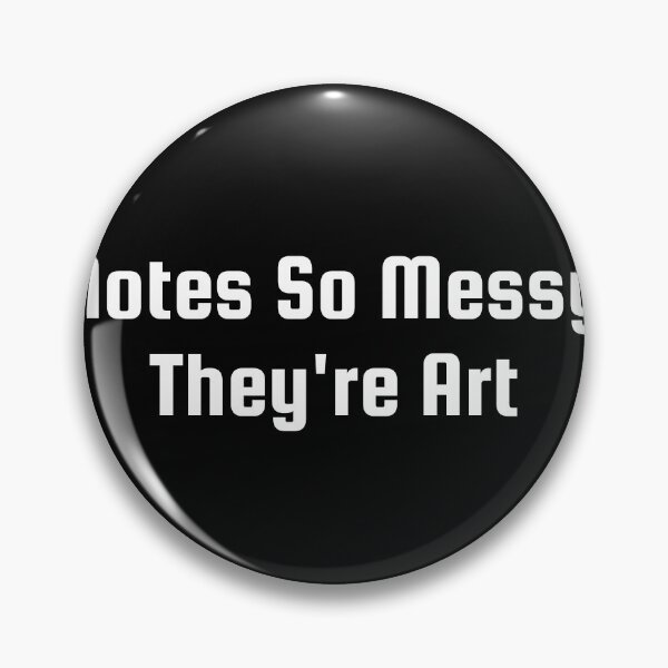 Item preview, Notes So Messy They’re Art designed and sold by Ninjacatoff.