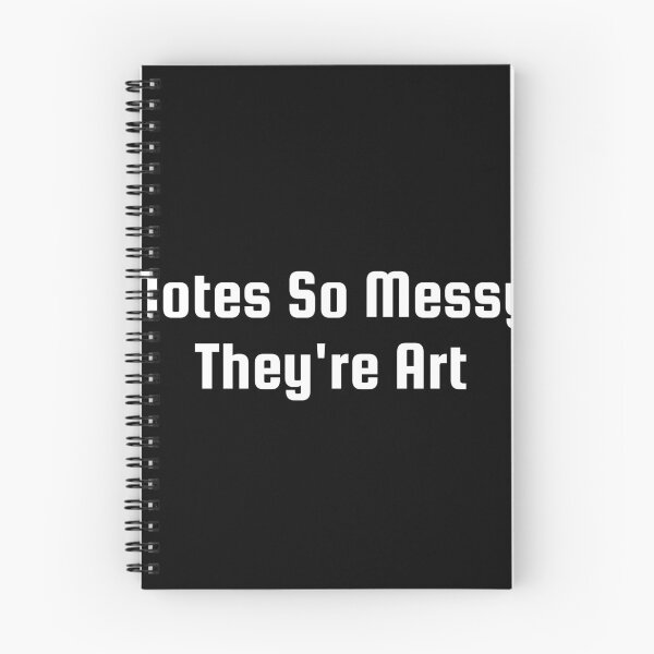 Item preview, Notes So Messy They’re Art designed and sold by Ninjacatoff.