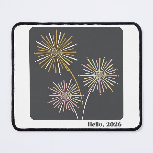 Item preview, Hello, 2026 – Colorful Fireworks Celebration for the New Year and Holiday Season designed and sold by InkoraLab.